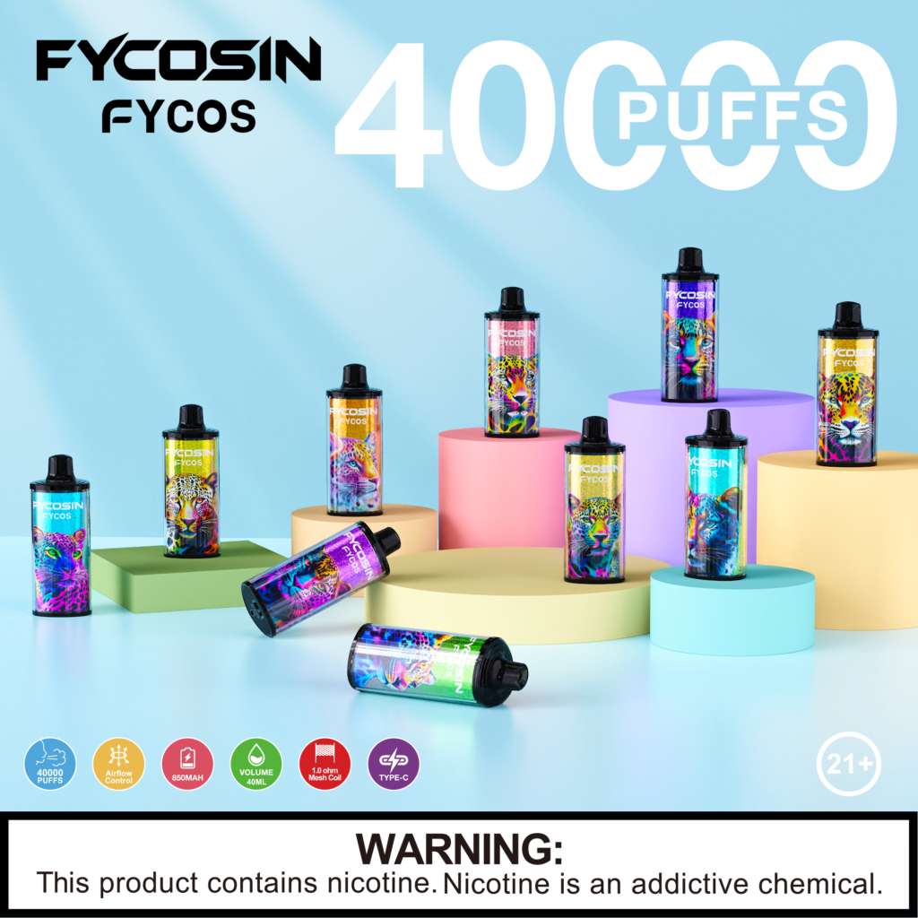 FYCOSIN 40K – 40,000 Puffs Disposable Vape with 40ml E-Liquid