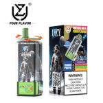 UZY Crystal 4 in 1 100K – 100,000 Puffs Quad Mesh Vape with 4 Flavor Switch - Image 2