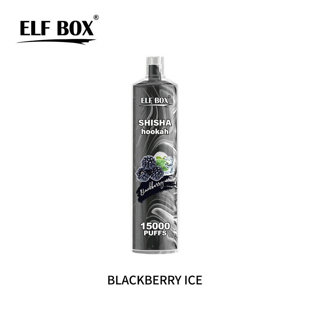 Blackberry ice ELF BOX Shisha Hookah 15000 Puffs Disposable Vape - Image 1