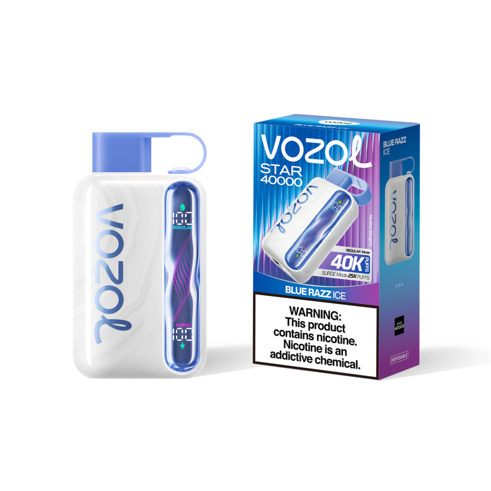 VOZOL Star 40000 Puffs vape VOZOL Star 40000 Disposable Vape – Dual Taste Mode, S.i.L.C. Dual Mesh & Wavy LED Display - Image 1